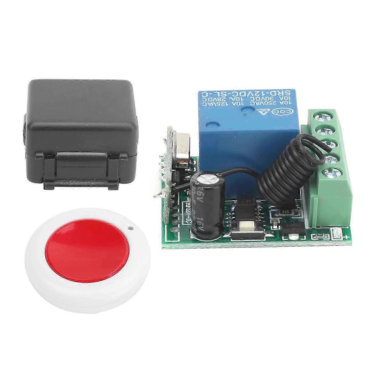 433MHz Wireless Remote Control Switch Relay: Compact Receiver - Transmitter System