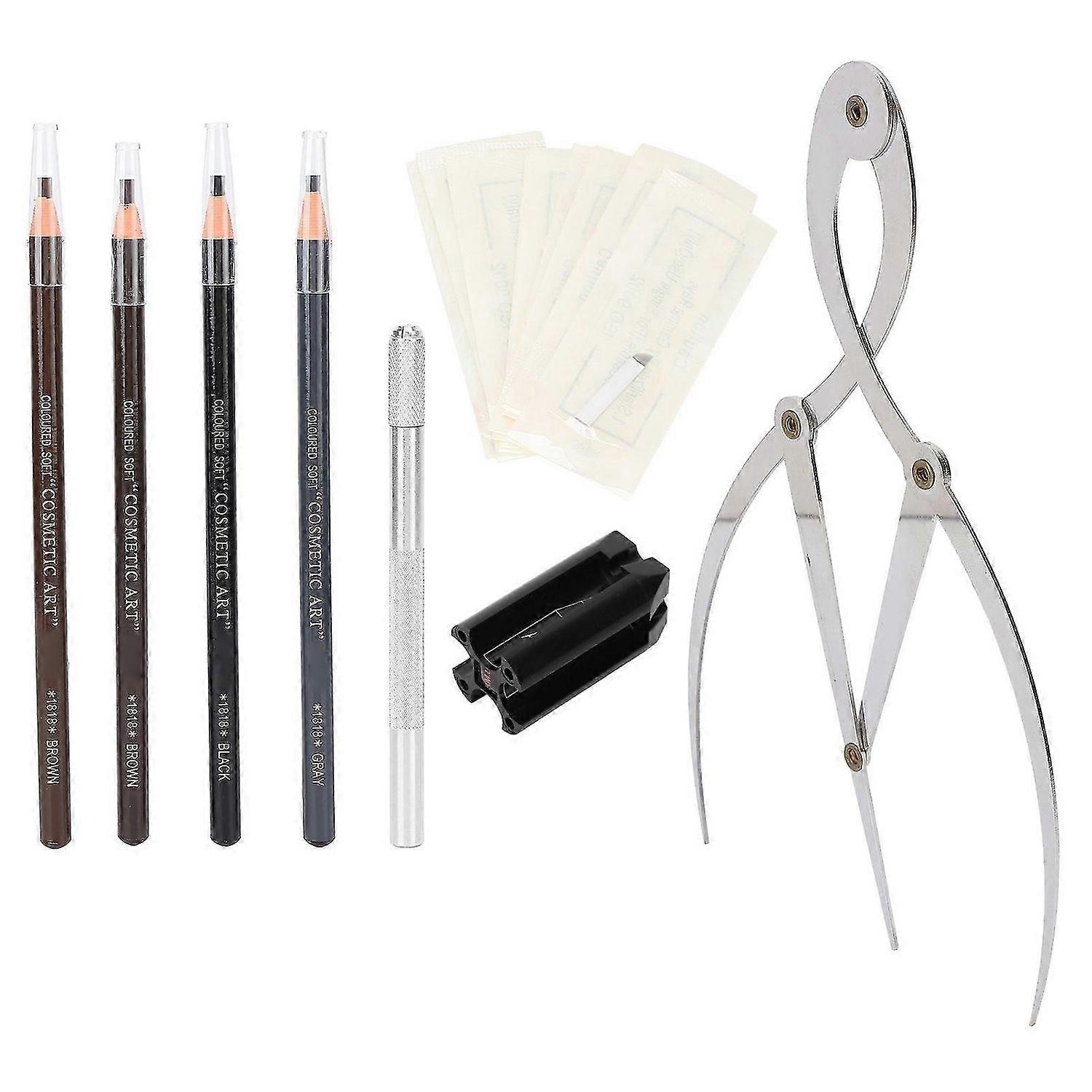 2025 Latest Model Eyebrow Tattoo Tool Set Semi Permanent Eyebrows Lips Making ...