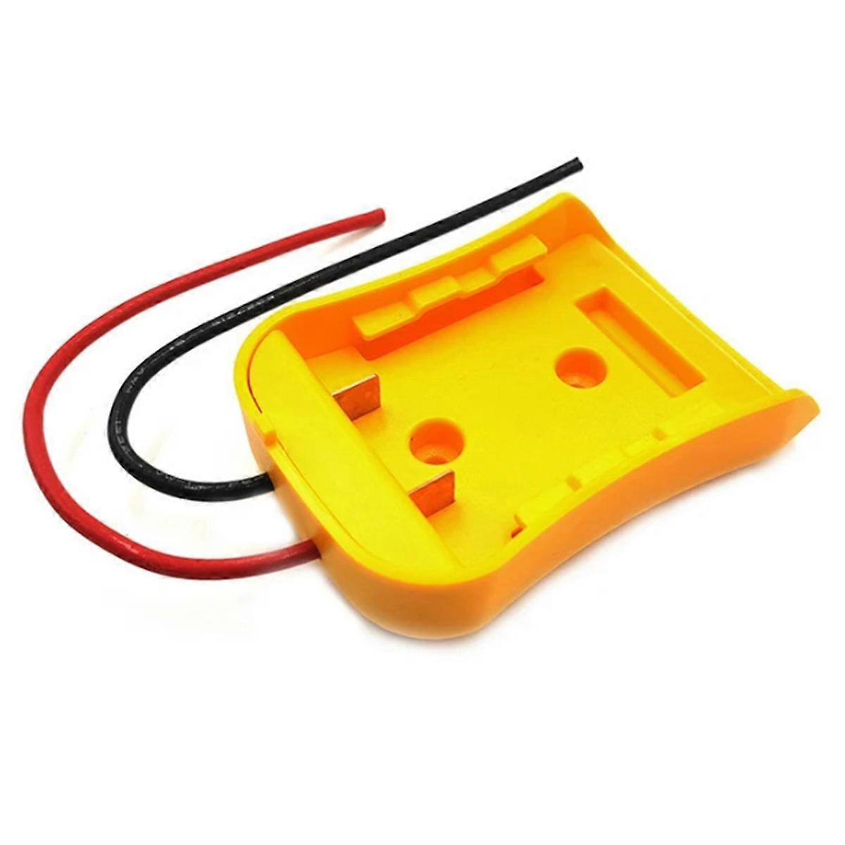 Line Output Li-Ion Battery Power Mount Connector Adapter Dock Holder with Wire for Power Tools DIY Without Fuse