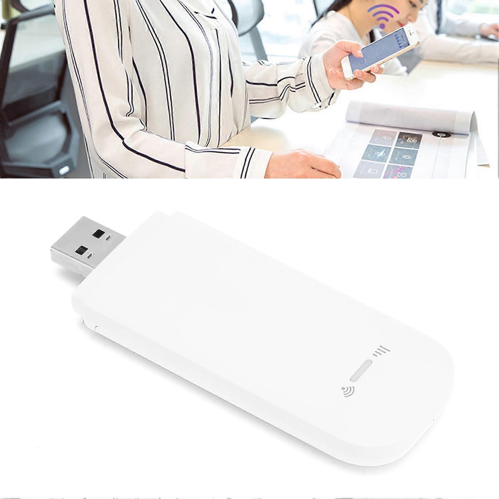 4G LTE USB Modem 100Mbps Mini Wireless WiFi Hotspot White