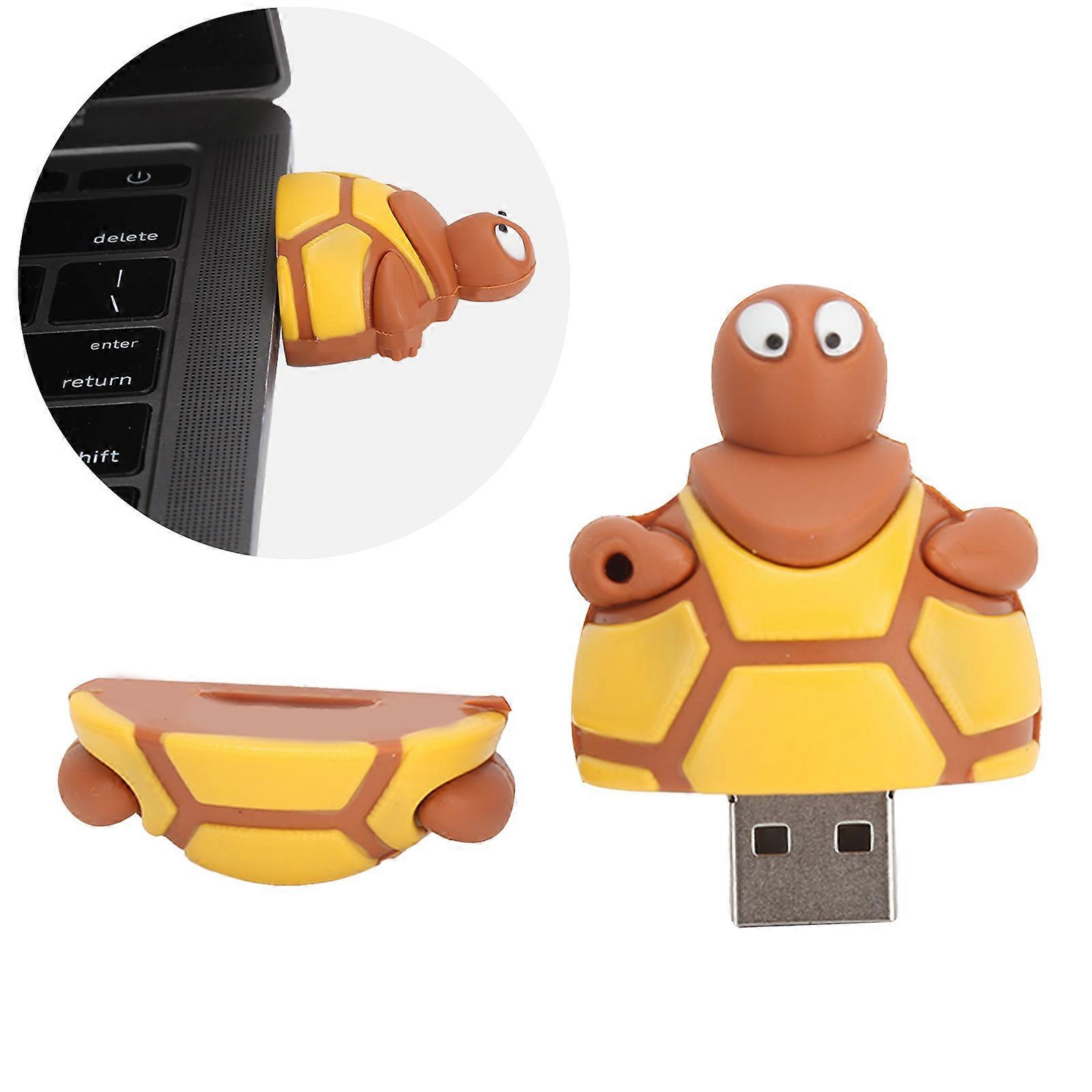 128GB High-Speed Silicone USB Flash Drive Tortoise OTG
