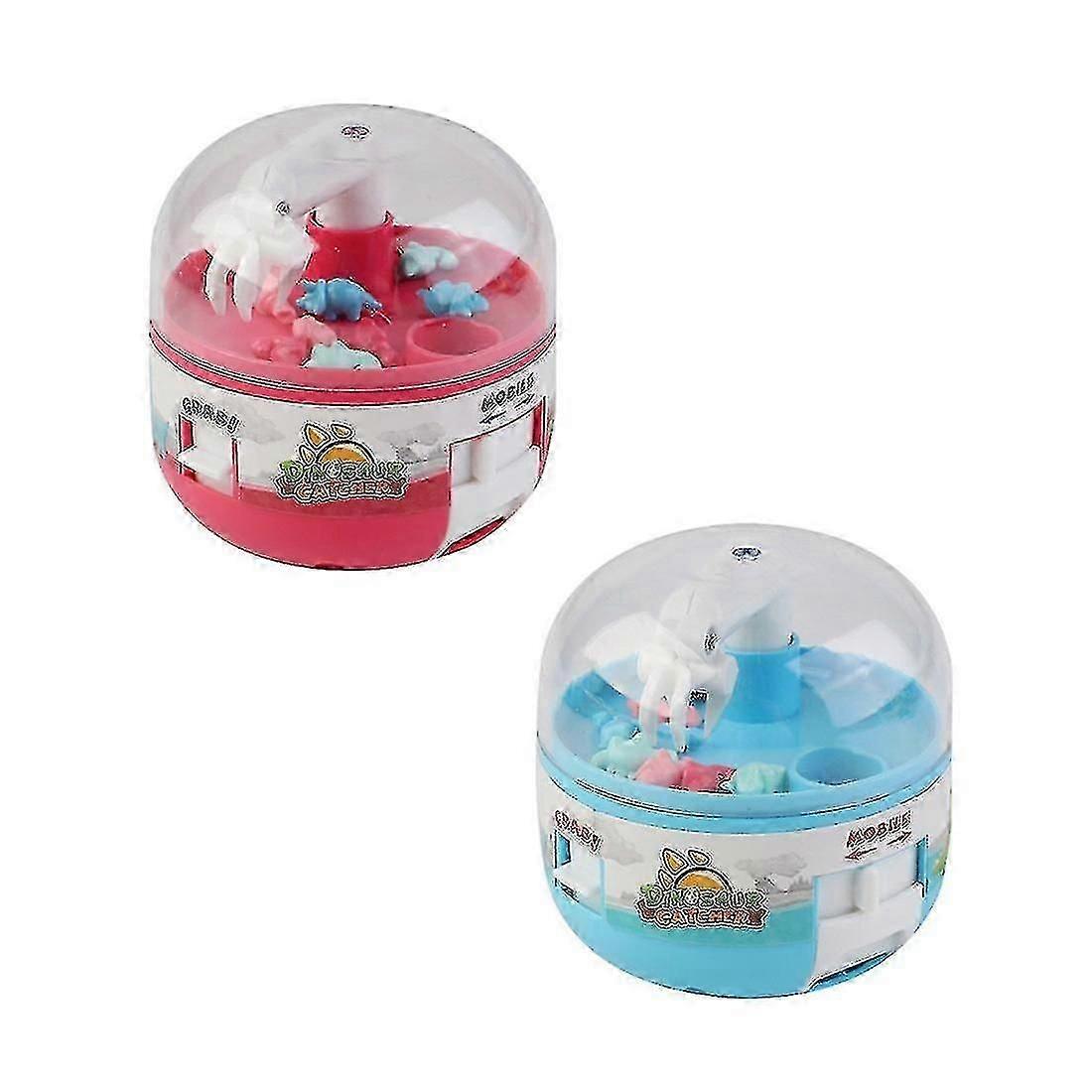 Dinosaur Theme Mini Claw Machine Interactive Parent-child House Developmental Children Toy Animal Grabbing Machines 2pcsd-
