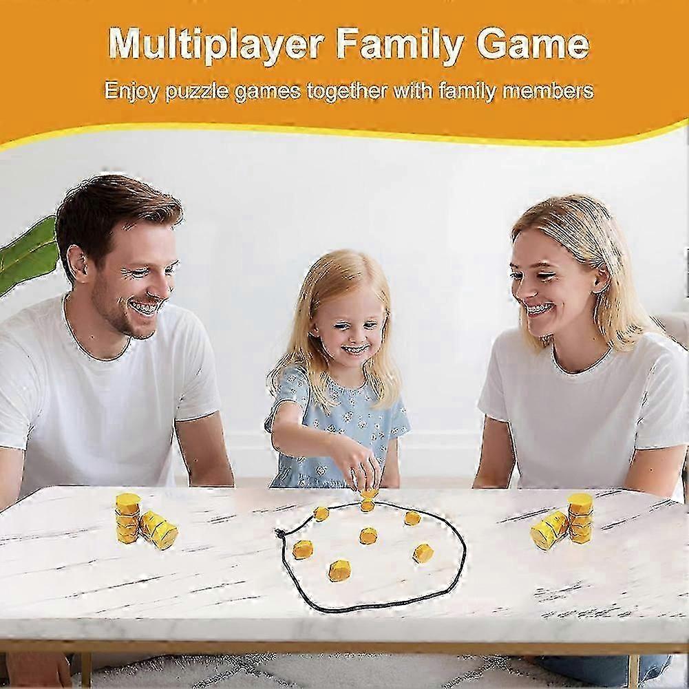 2025 Tabletop Strategy Board Games Magnet Game with Stones, Magnetic Chess Game Interactive Magnet Game for Family - 2 Players