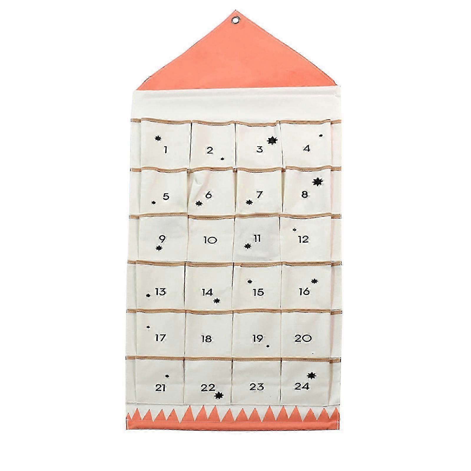 2025 Fillable Advent Calendar, Christmas Advent Calendar 24 Pockets Empty Advent Calendar To Fill Yourself Countdown Calendar Xmas Hanging Ornaments P