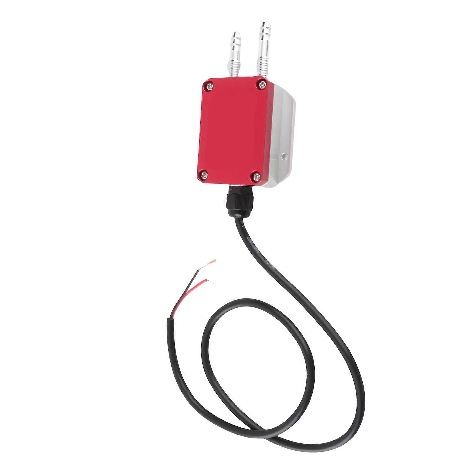Wind Pressure Transmitter Red Micro Differential Sensor for Boiler Coal Mine DC24V0-5kpa 