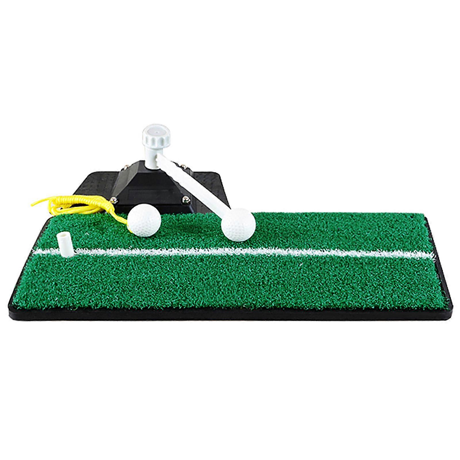 Portable Golf Practice Swing Mat 47x34cm with 3 Training Modes