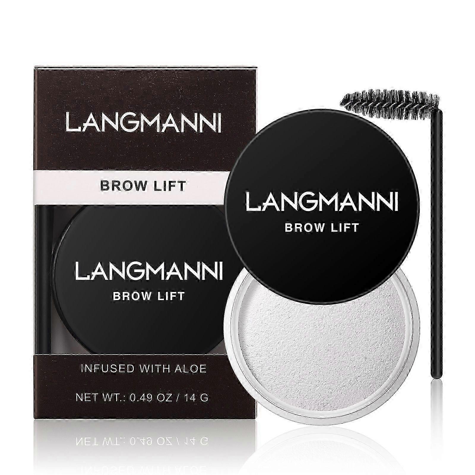 Clear Brow Gel, Wax & Styling Cream | Waterproof, Long-Lasting, Smudge Proof | Natural Looking Brows | Brow Glue & Shaping Kit for Defined Eyebrows