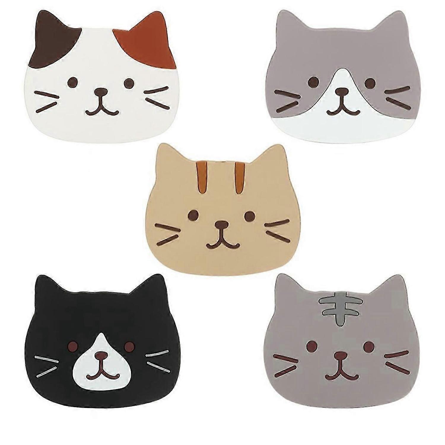 Non-slip Cat Shaped Cup Mat Kitchen Insulated Pad