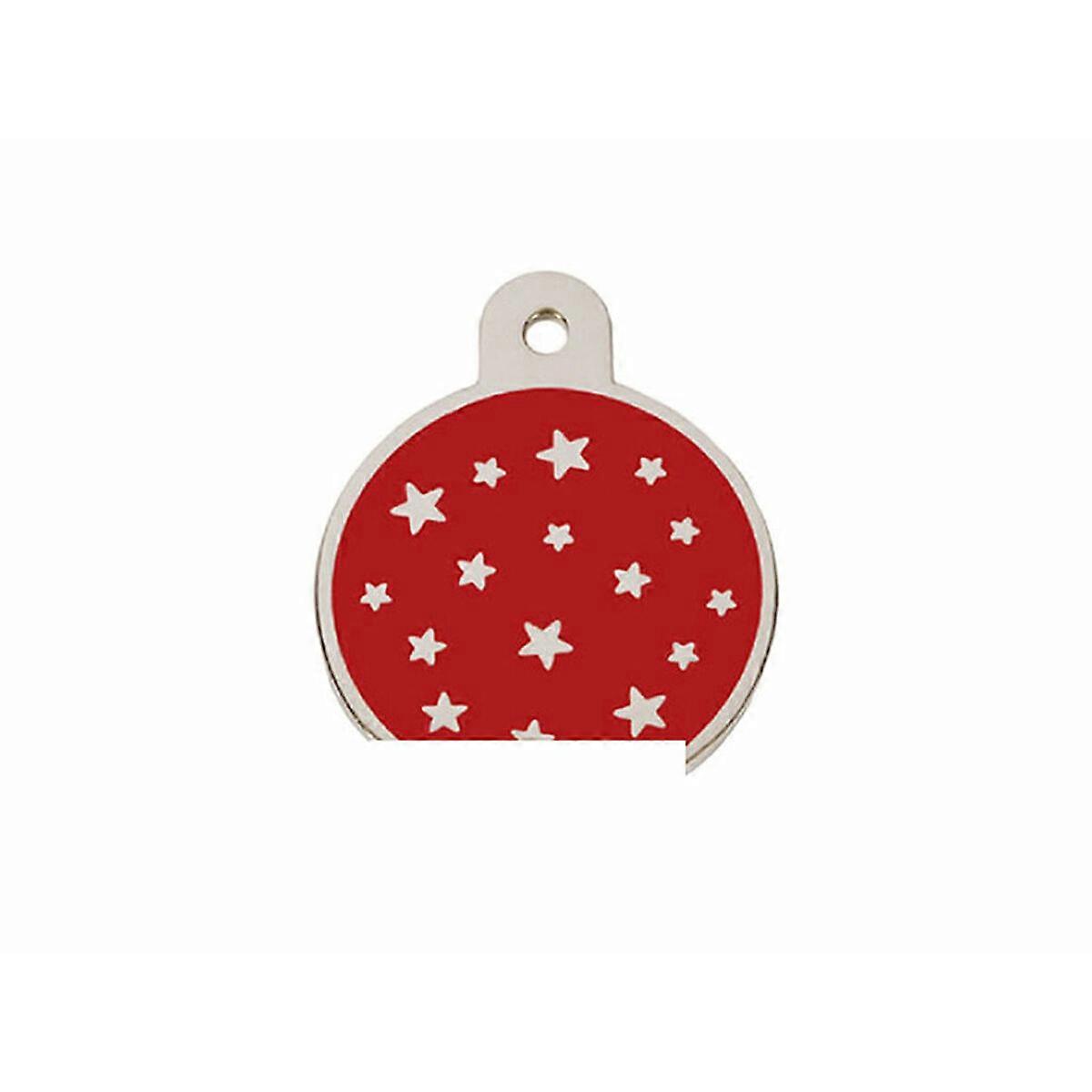 Identification plate Imarc PetScribe Passion Red Silver