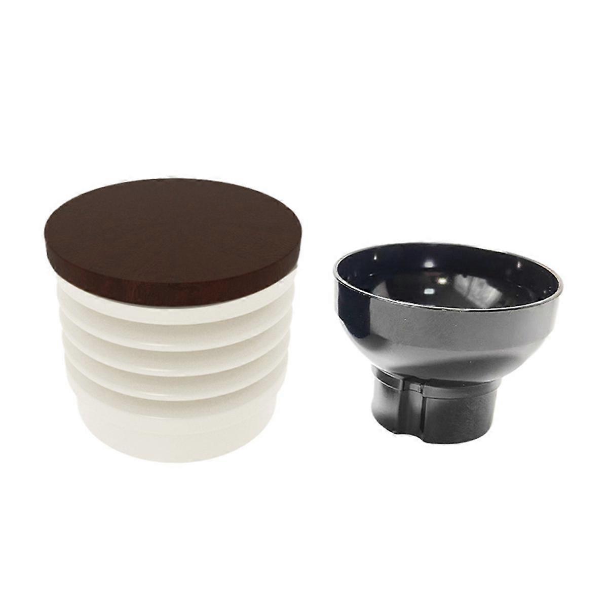 Coffee Bean Hopper Air Blower for Mignon Espresso Blowing Cleaning Tool with Lid Air Blower Bean Silo A