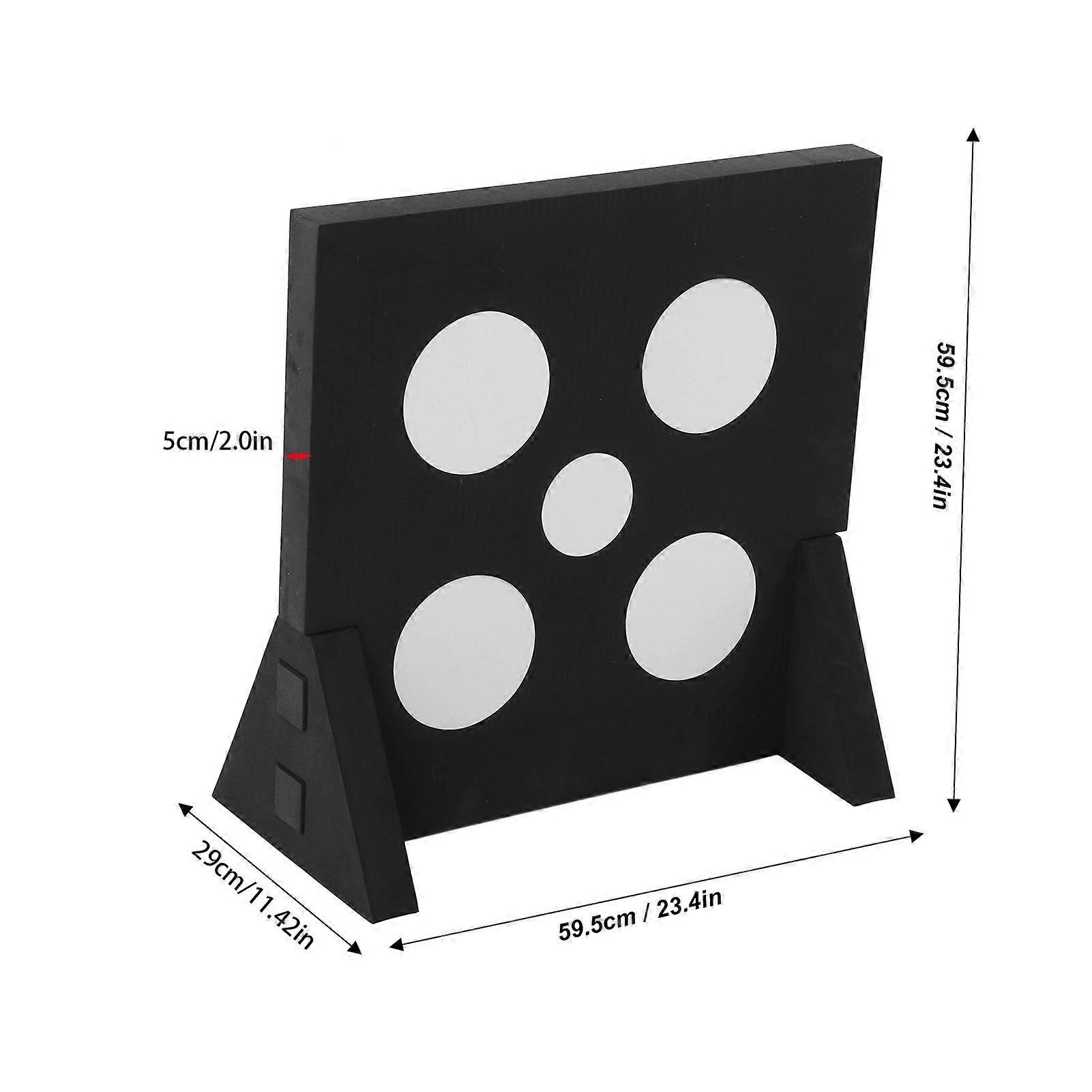2pcs EVA Archery Targets 5-Hole 59.5x59.5x5cm Durable Set