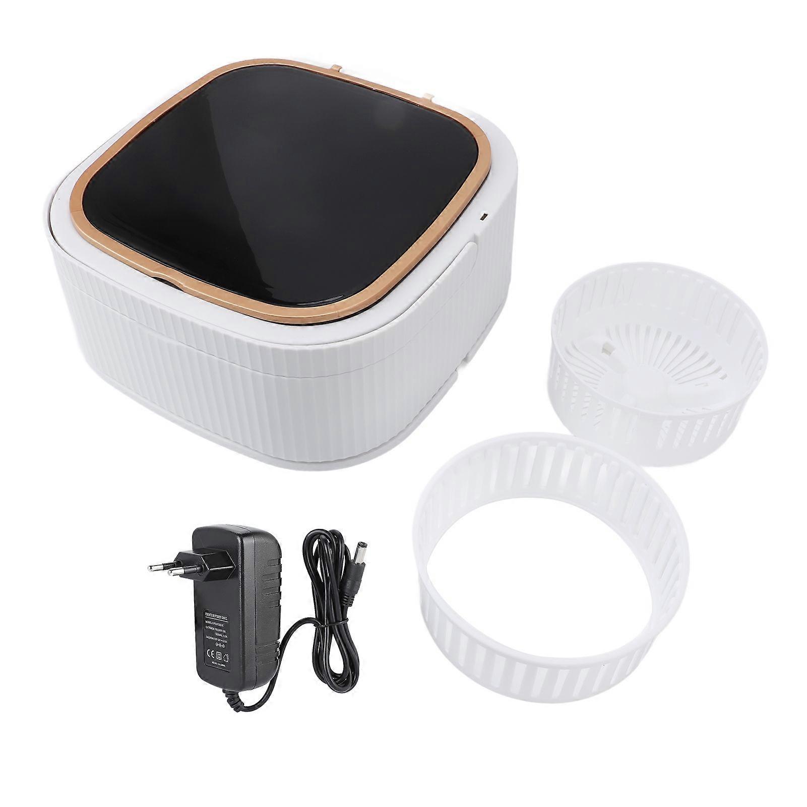 Portable Washing Machine 11.5L Large Capacity 3 Modes LCD Touch Screen Folding Mini Clothes Washer for Underwear Baby Clothes Socks Purple EU Plug 100