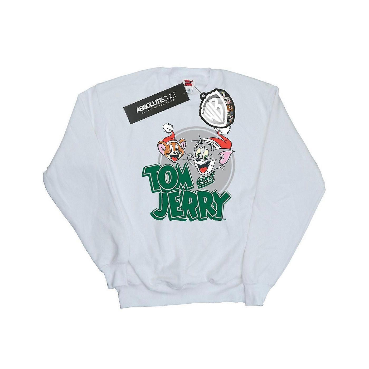 Tom En Jerry Dames/Dames Kerstgroeten Sweatshirt