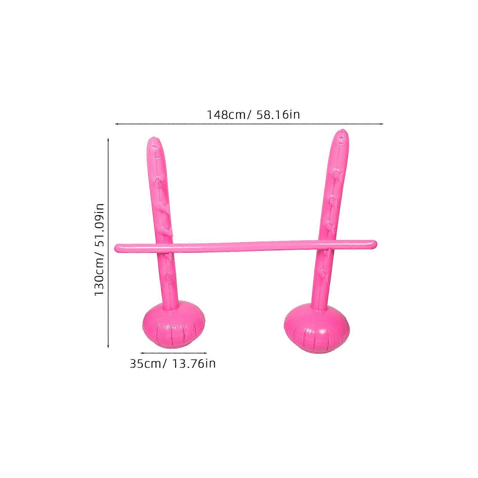 Pink Inflatable Game for Outdoor Jumping with for Adult Gatherings