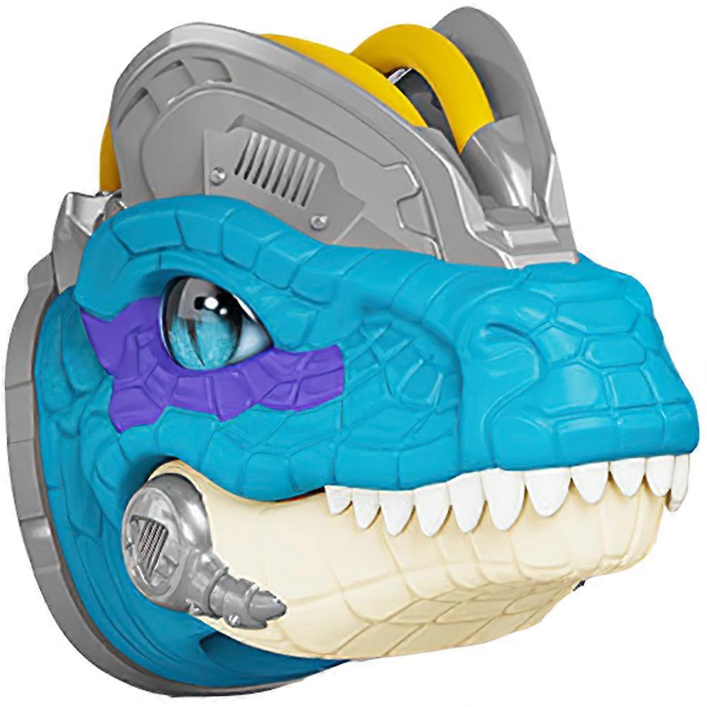 Light Sound Dinosaur Puppet Hand Toy for Decor Blue Children Toy