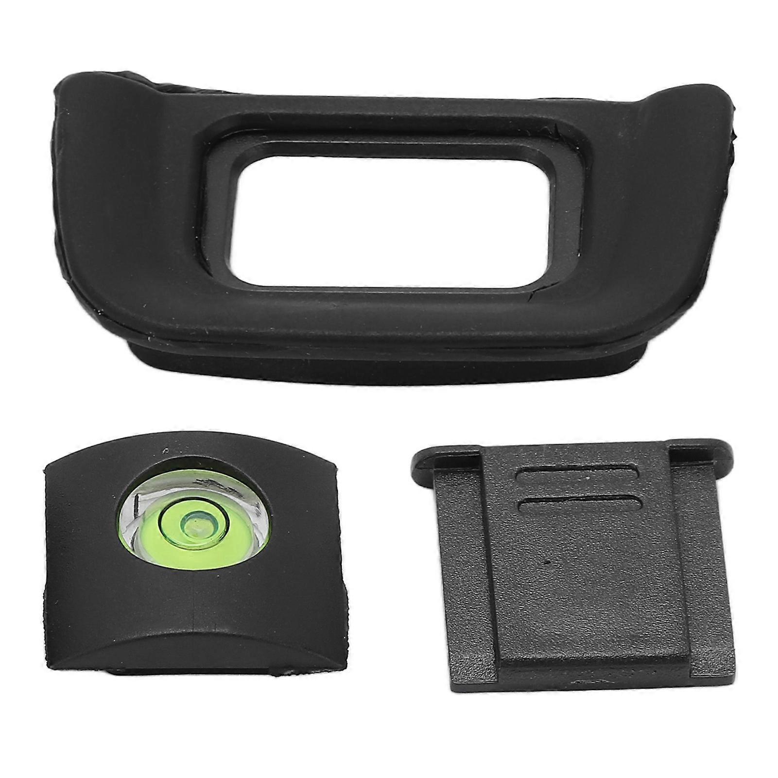 DK-20 Camera Viewfinder Eyecup Eyepiece Protector Replacement for Nikon D5100 with Camera Hot Shoe Level and Cover