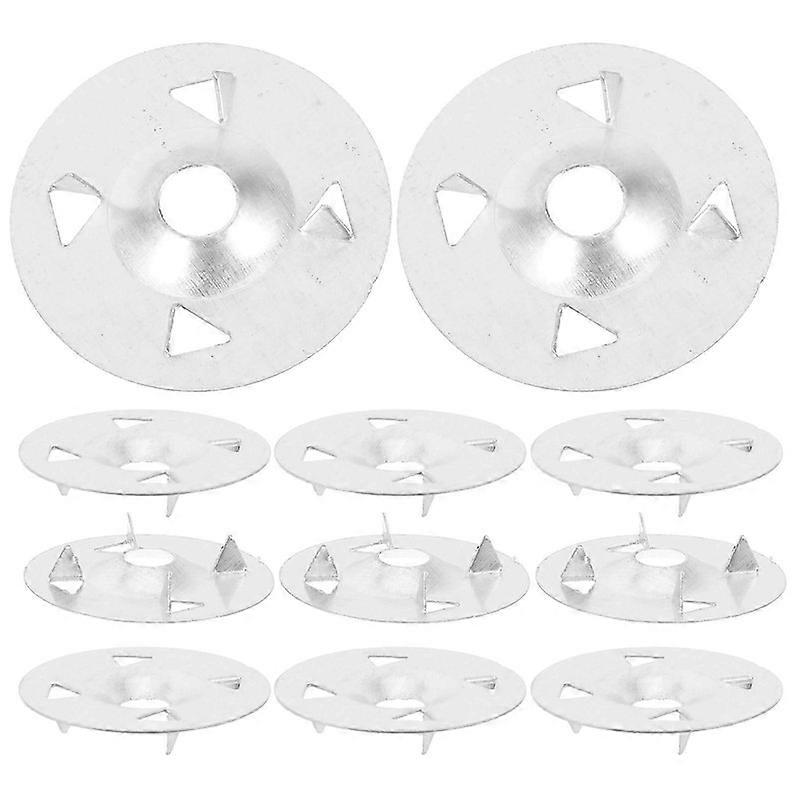 100pcs Foam Board Washers Foam Board Metal Fasteners Washers for Fixing Fastening Installation