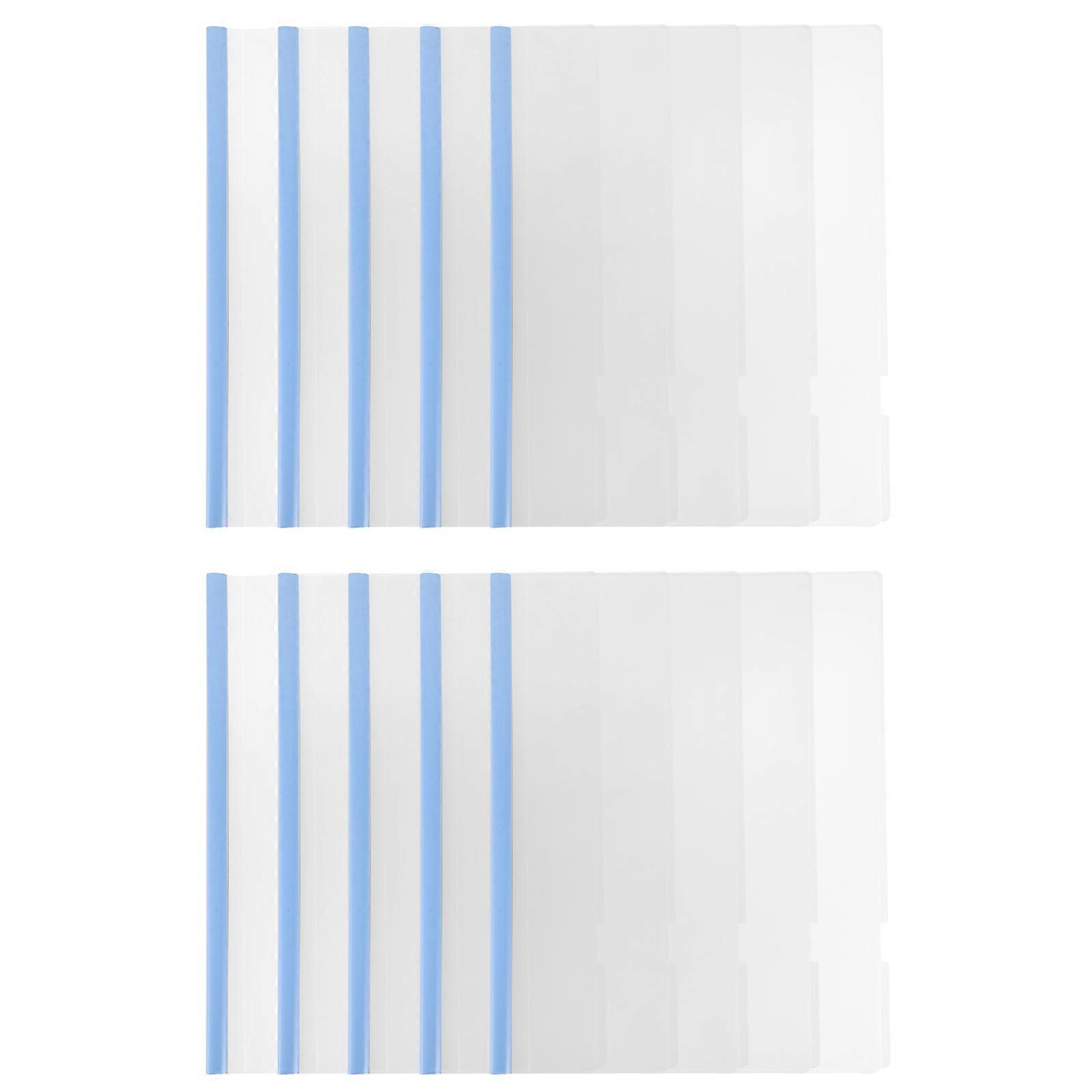 Report Resume Folders Paper Organization Flat Rectangular File Folders for Teachers 10Pcs