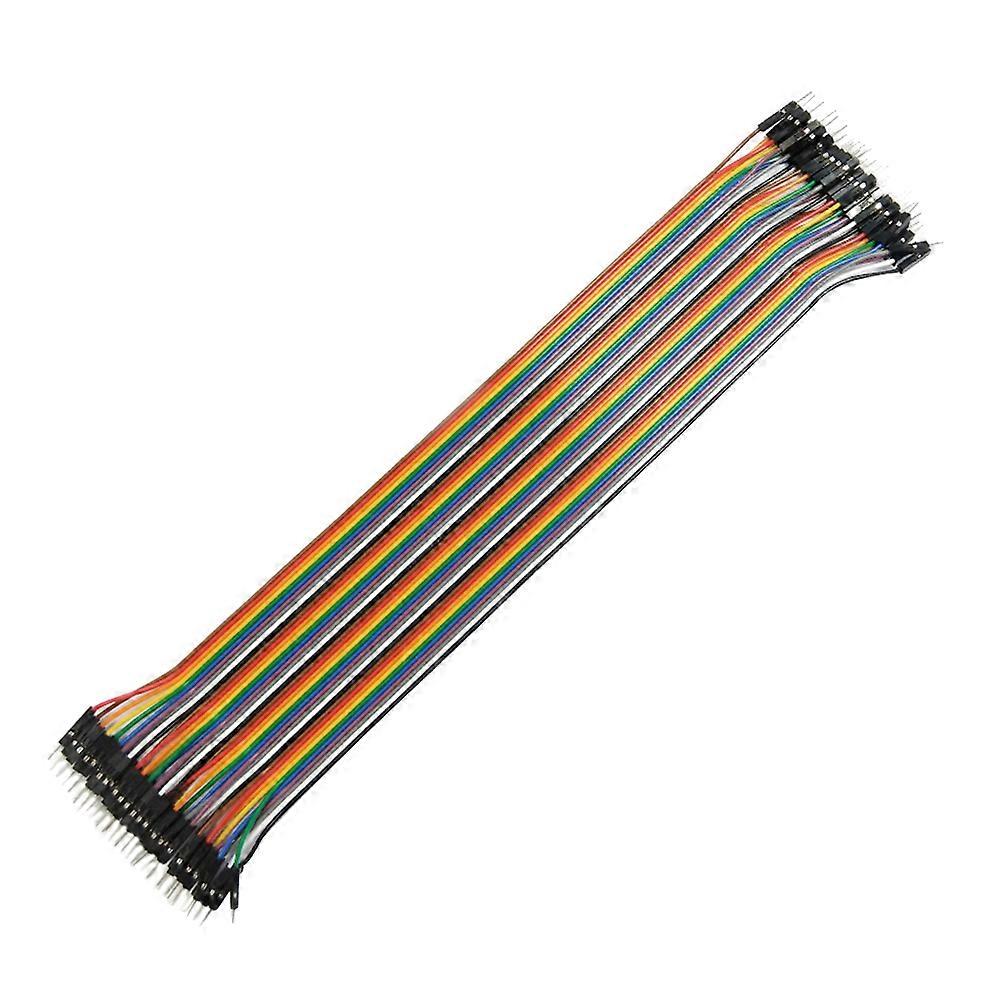 Rainbow Cable Breadboard Jumper Wire for Breadboard 40pin 2Pcs