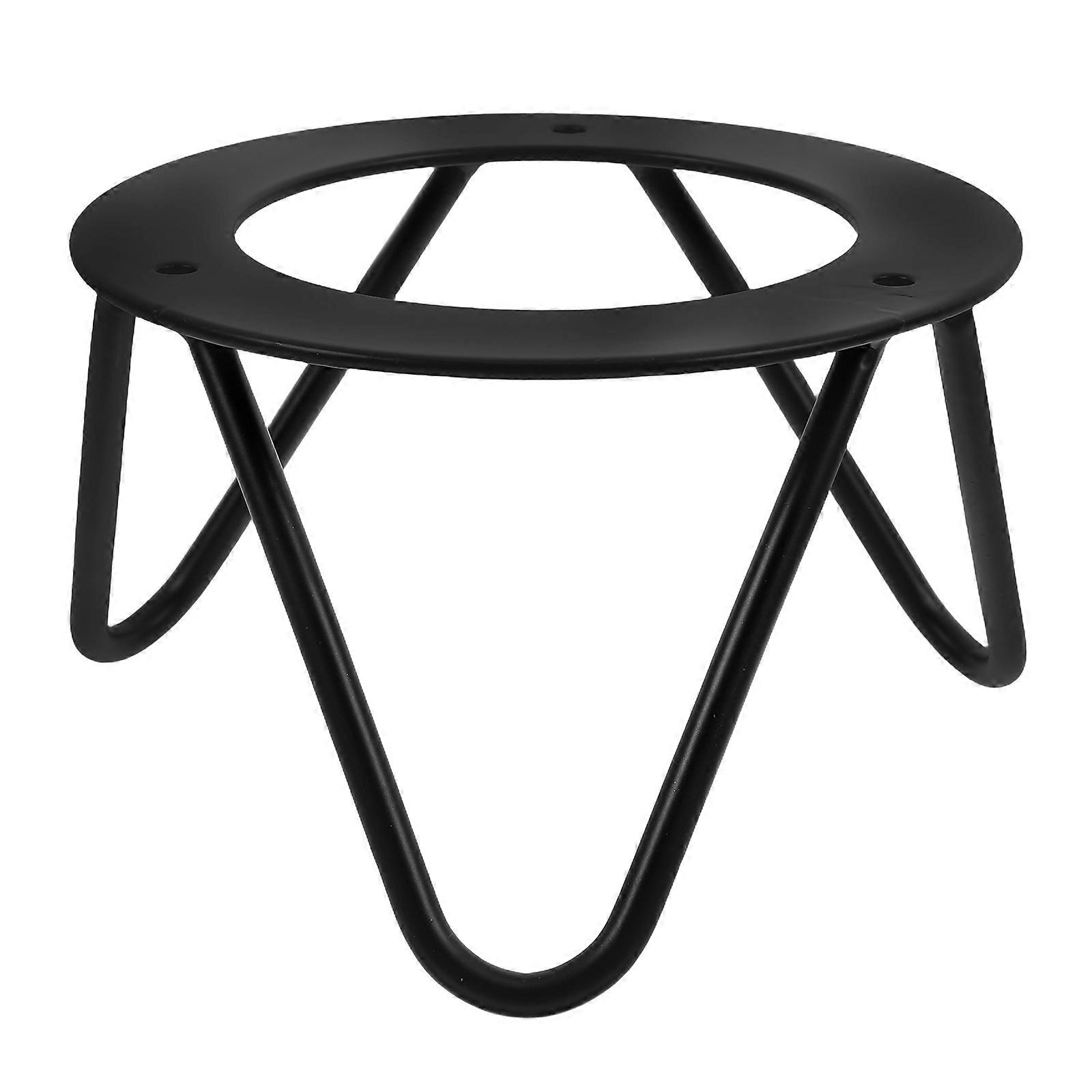 Plate Display Stand Iron Base Support Metal Prevent Tipping Over Home Decoration 12.00X12.00X8.00CM 1Pack