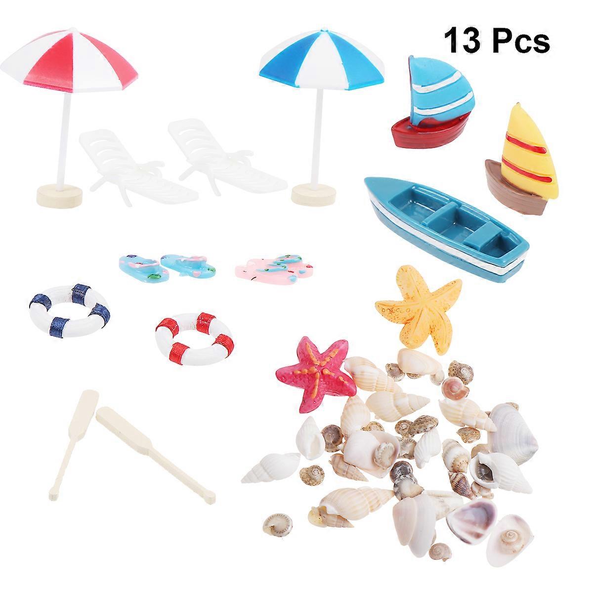 Toy House Accessories 13Pcs Set for Decoration and Imaginative Play