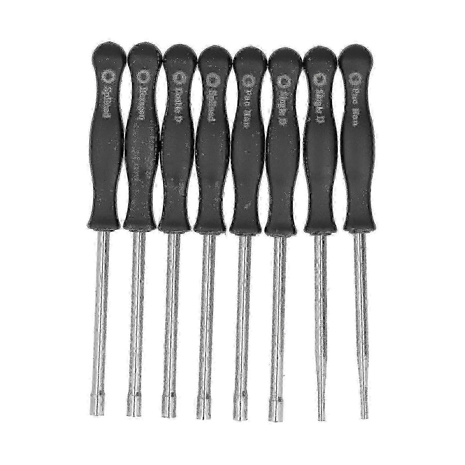 8-Piece Carburetor Adjustment Tool Set for Engine Maintenance & Screwdriver Tasks