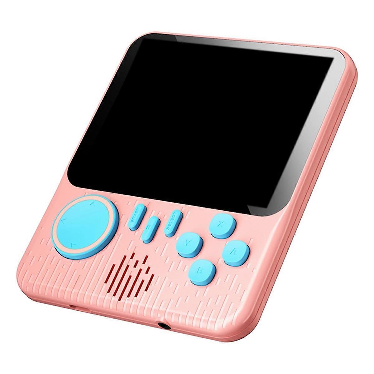 Macaron Color 3.5-Inch TFT Color Screen Portable Retro Nostalgic Handheld Console HD Color Support Preloaded 666 Games A
