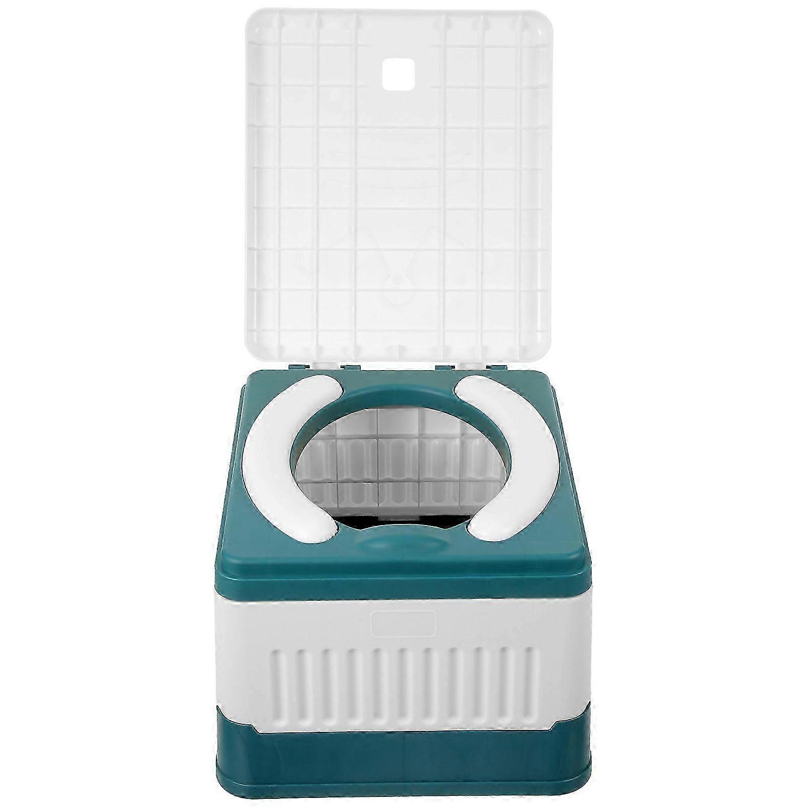 Portable Folding Toilet for Adults Lightweight, Durable, Space Saving Design for Camping, Travel, and Car Emergencies