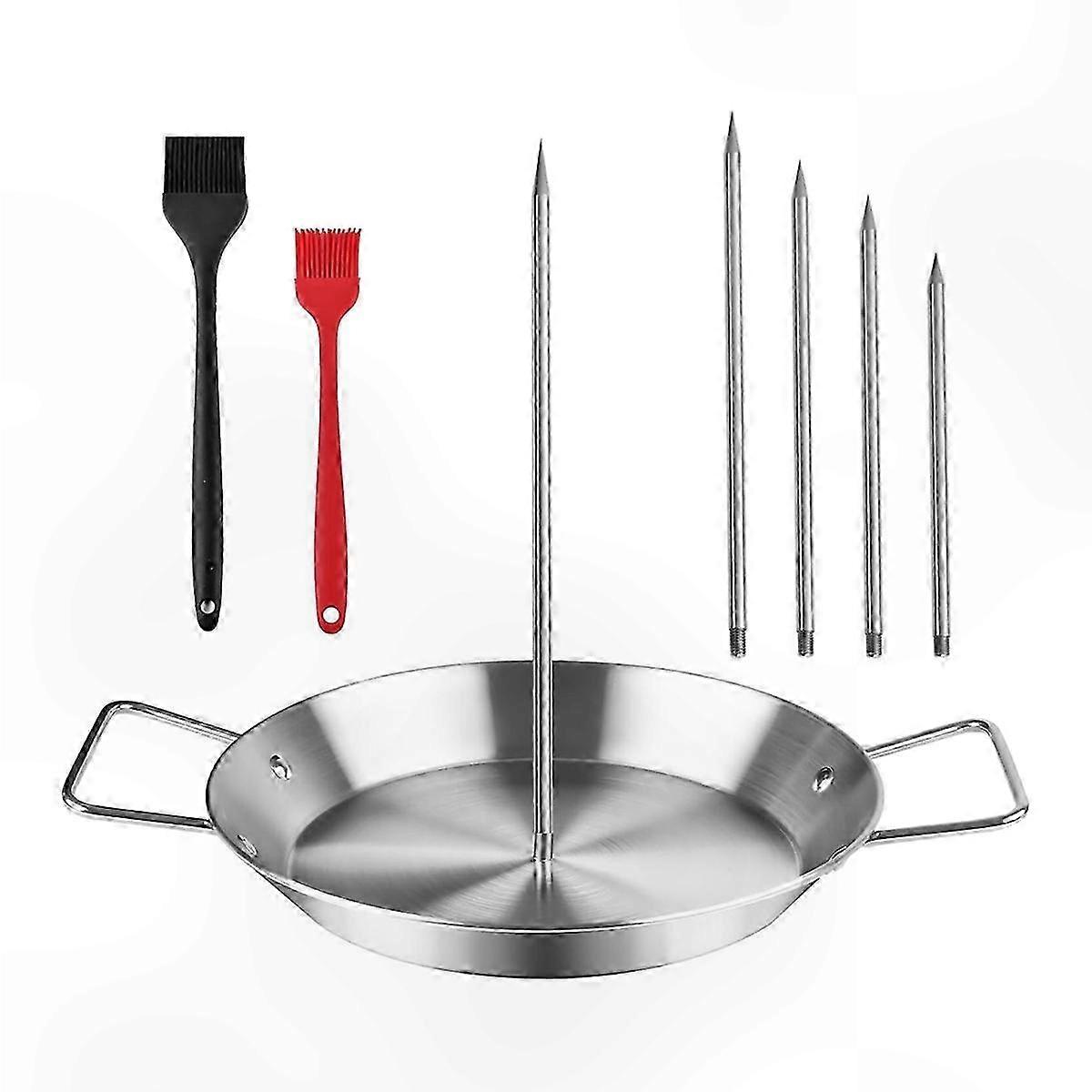 5-Pack Adjustable Skewers for Grilling and Oven Roasting, 6-14 Inch Extendable Design for Uniform Cooking Results