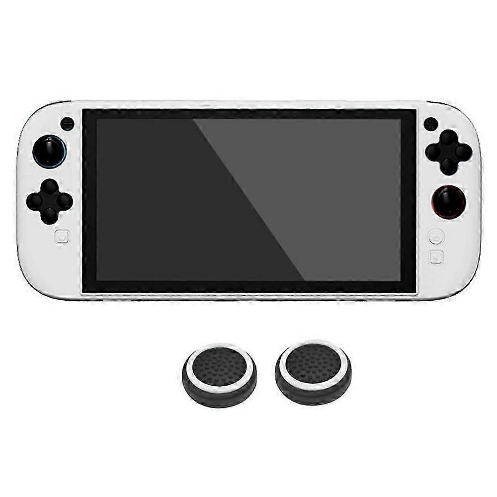 For Nintendo Switch 2 Silicone Protective Case Shockproof Cover with Joystick Caps Set White