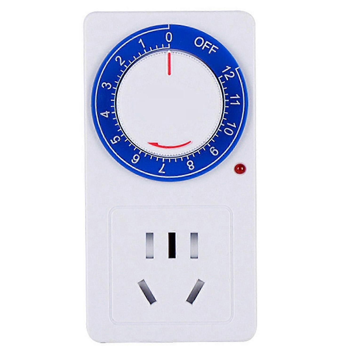 220V 10A Timer Socket Indoor Indoor Mini 12 Hours Mechanical Outlet Timer Socket AU Plug