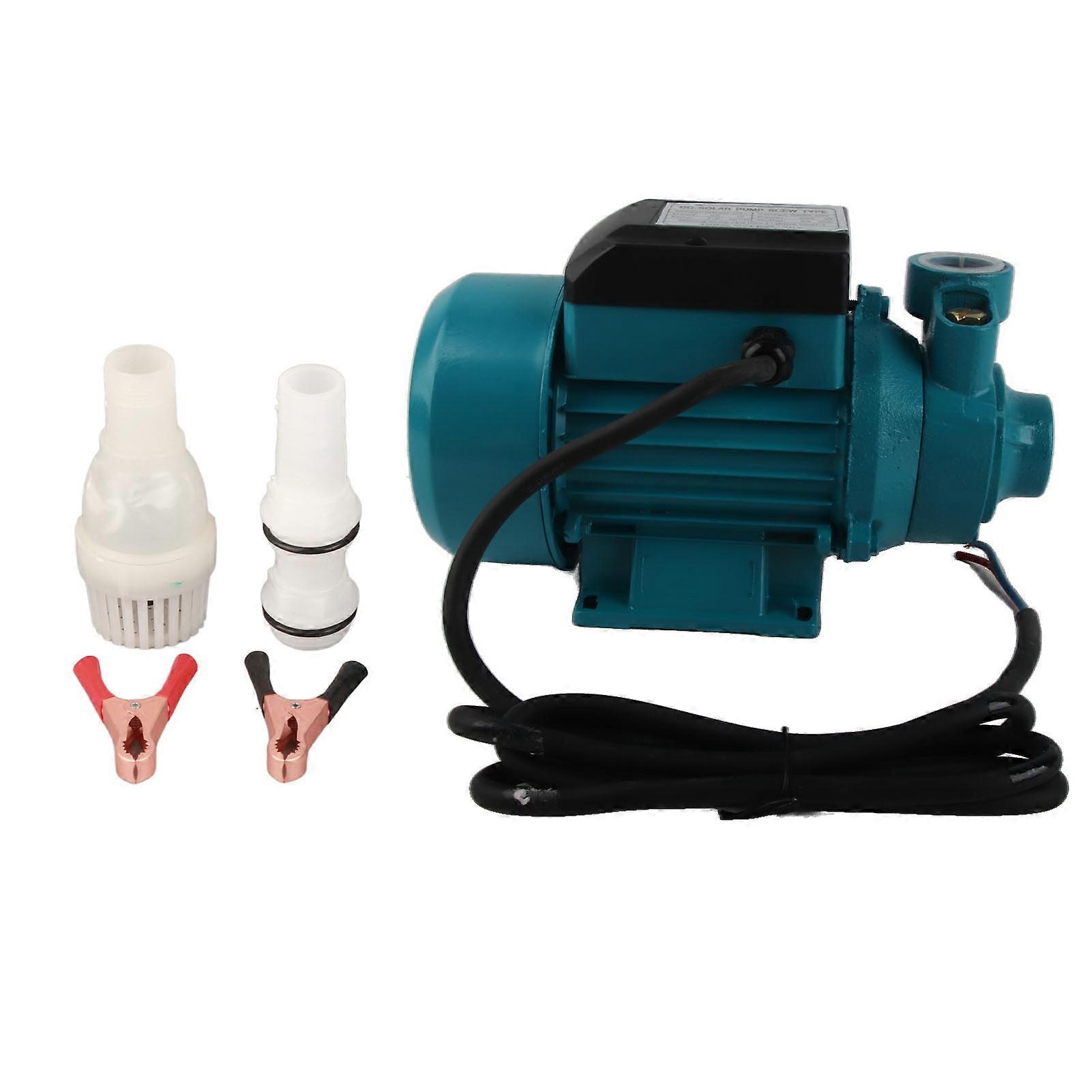 Pompe solaire portable à courant continu, 25 m de hauteur, grand débit, IP44, pour fontaine à gazon, irrigation des terres agricoles, 230 W, DC24 V