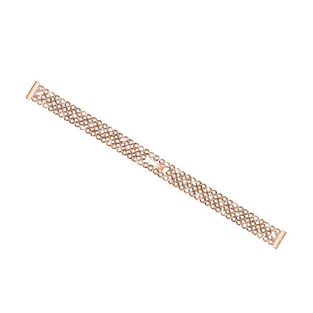 Watch Band Golden Rhinestone Decorative Strap for Watch 2Pcs Replaceable