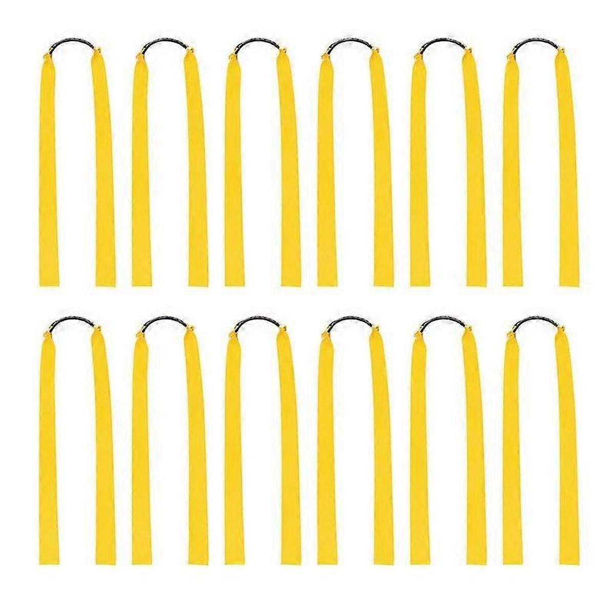 12Pcs Rubber Bands compatible with Catapult Widened Flat Catapult Bands Elastics compatible with Hunting