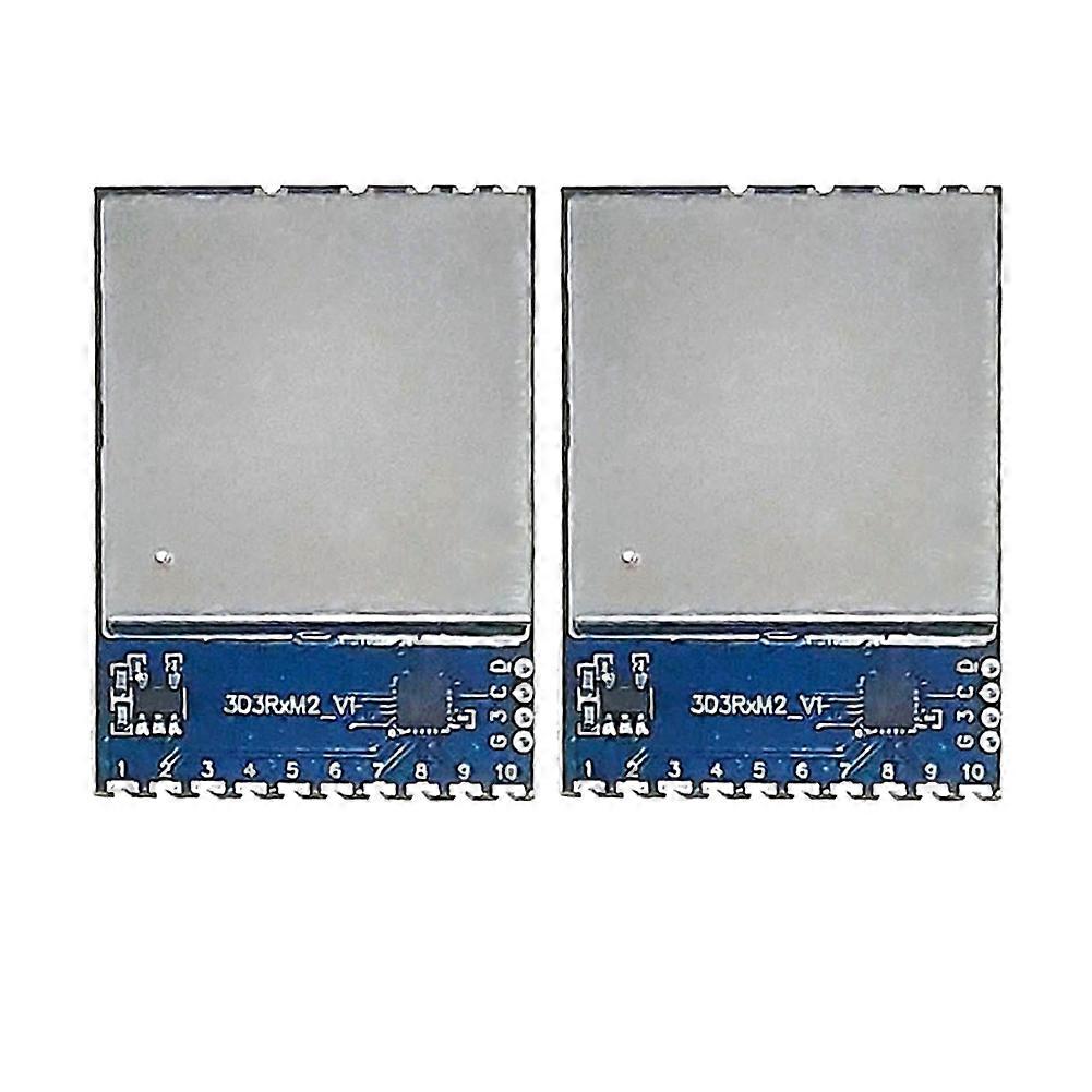 2PCS 3.3G FPV VRX RF Receiver Module 3D3RxM2 16CH Wireless Analog Audio Video Transmission Receiver Module