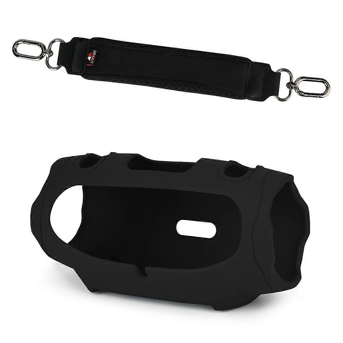  Speaker Silicone Protective Case Portable Black