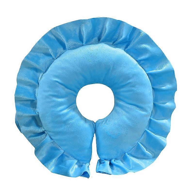 Beauty Salon Face Pillow U Shaped Universal Headrest For Massage Tables And Chairs Blue