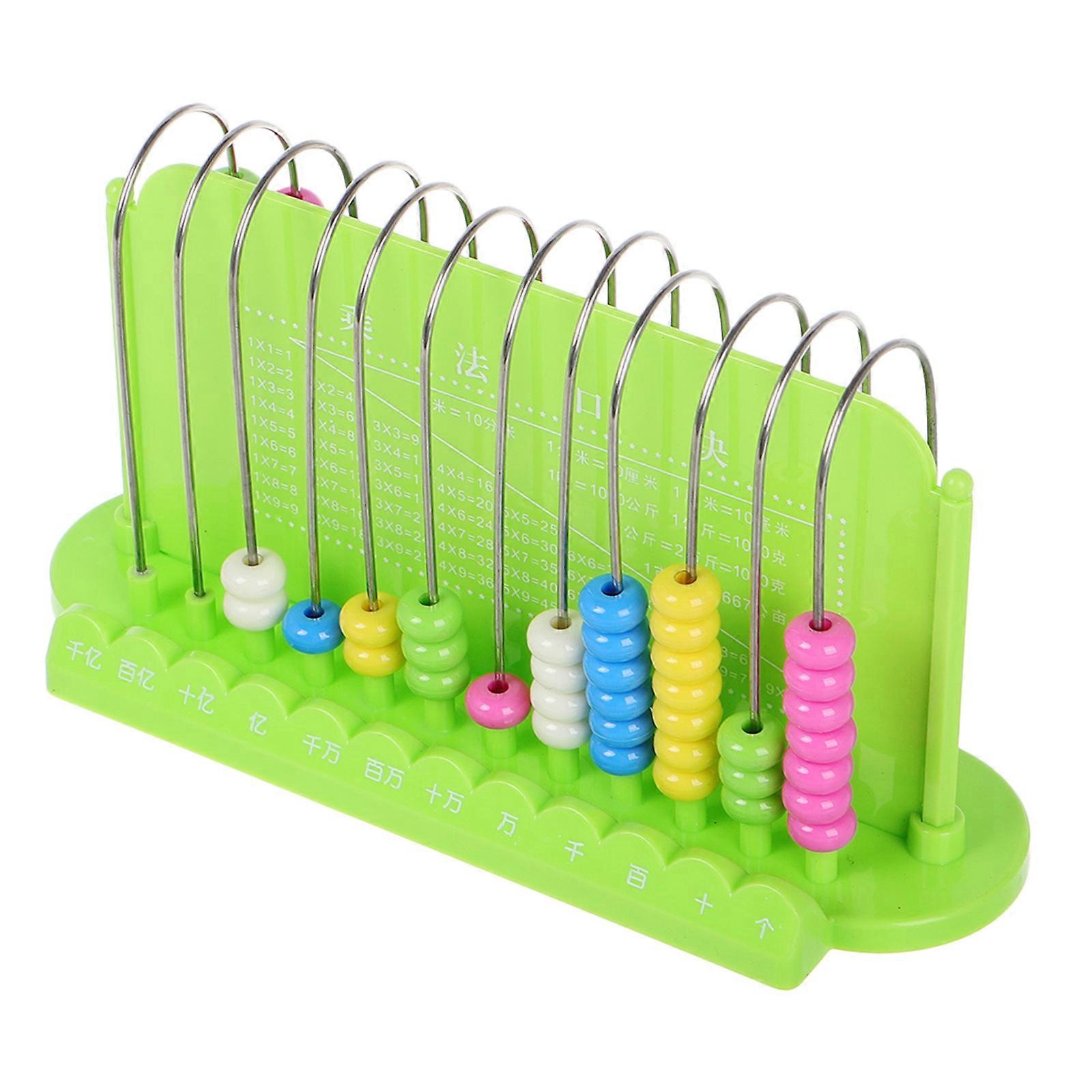 5Pcs Math Learning Abacus Kids Educational 12 Digits Counting Tool