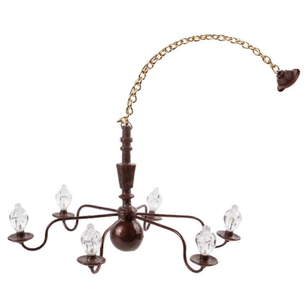 Tiny Ceiling Lamp White Light Illumination For Mini House Model Building 13.5X7.8CM 5Pcs