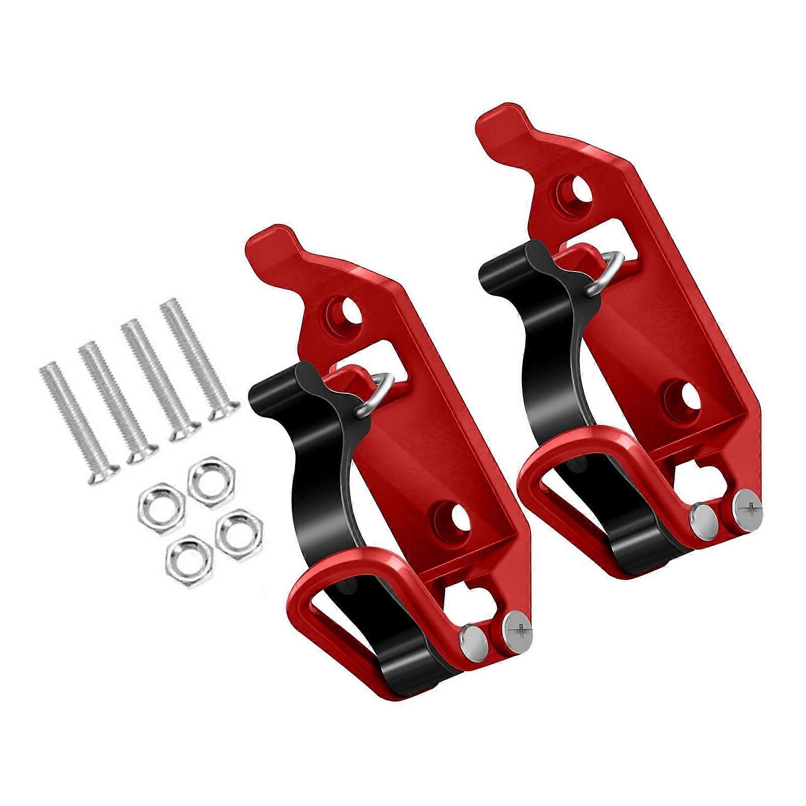 Multifunction Baggage Rack Clip Expandable Grip Luggage Rack Travel Fasteners For Various Sized Luggage Red
