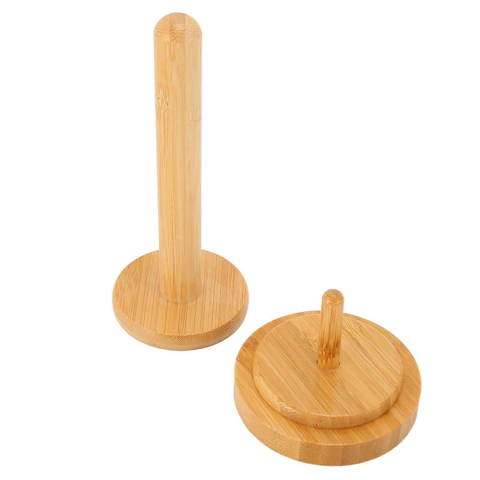 Yarn Spindle Holder Wooden Yarn Holder Stable Base Detachable Spindle Holder For Crafts Easy Operation
