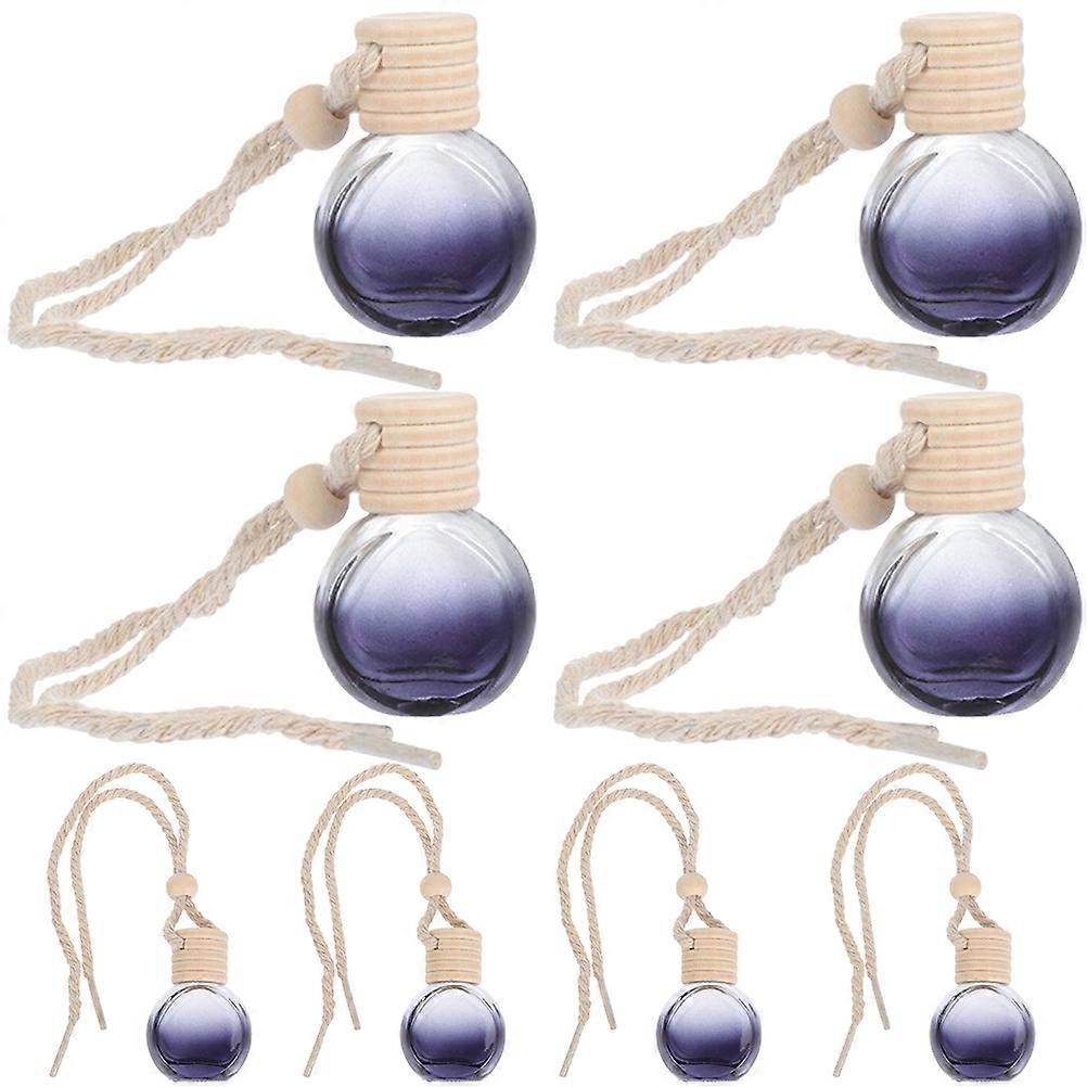 Car Diffuser Hanging Perfume Bottle Glass Pendant for 24Pcs Set