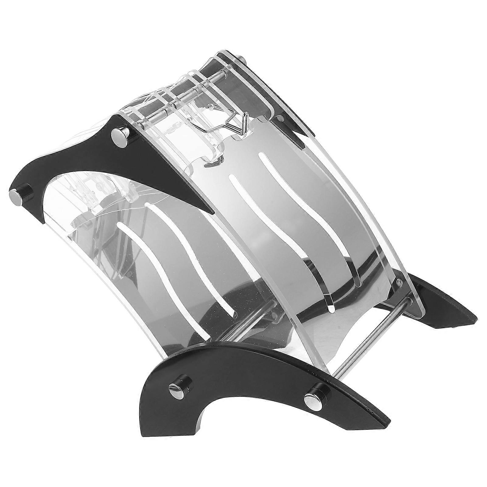 Multi-Purpose Acrylic Holder Storage Rack for 2Pcs Black