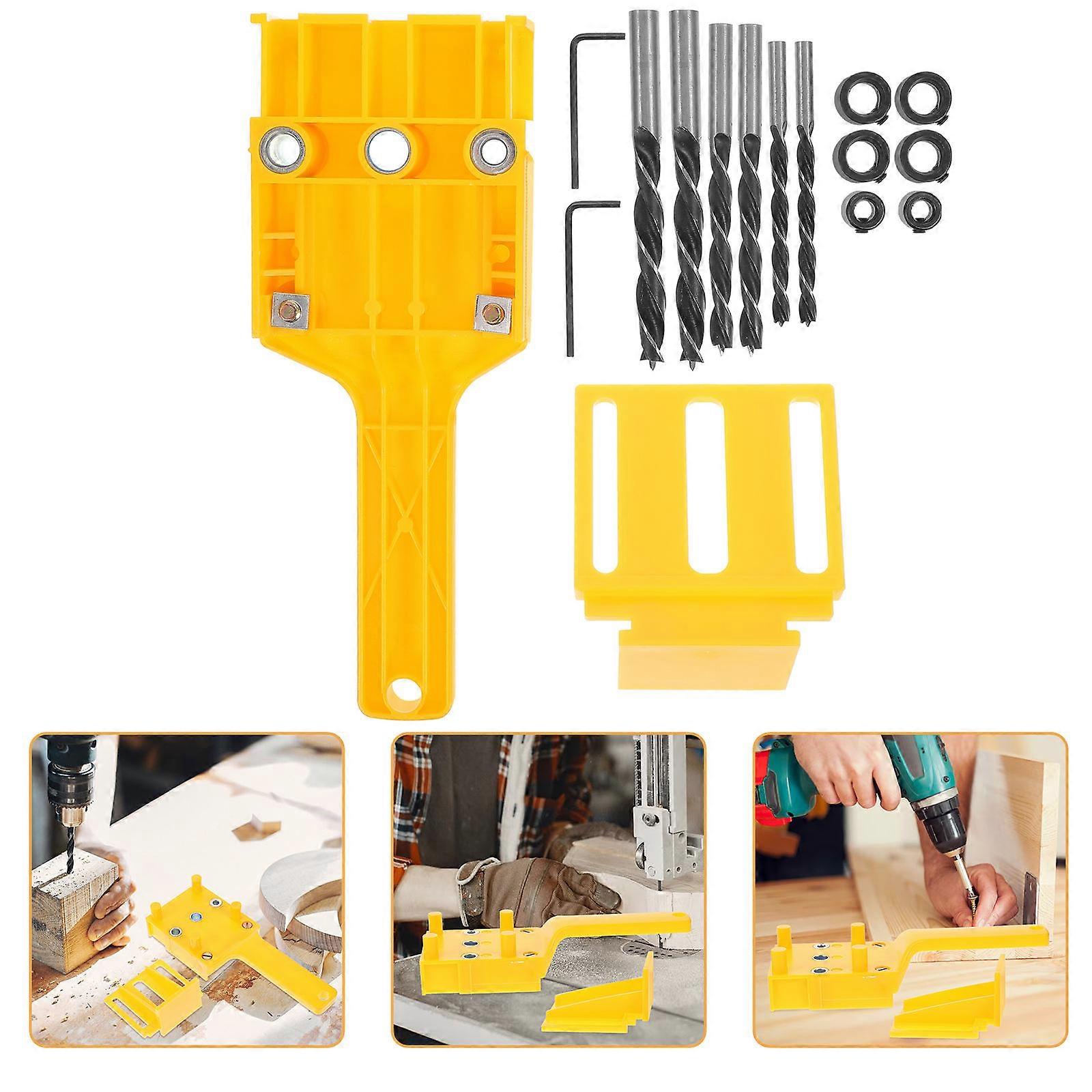 Woodworking Drill Guide Kit for Multiple Drilling Methods 4Sets