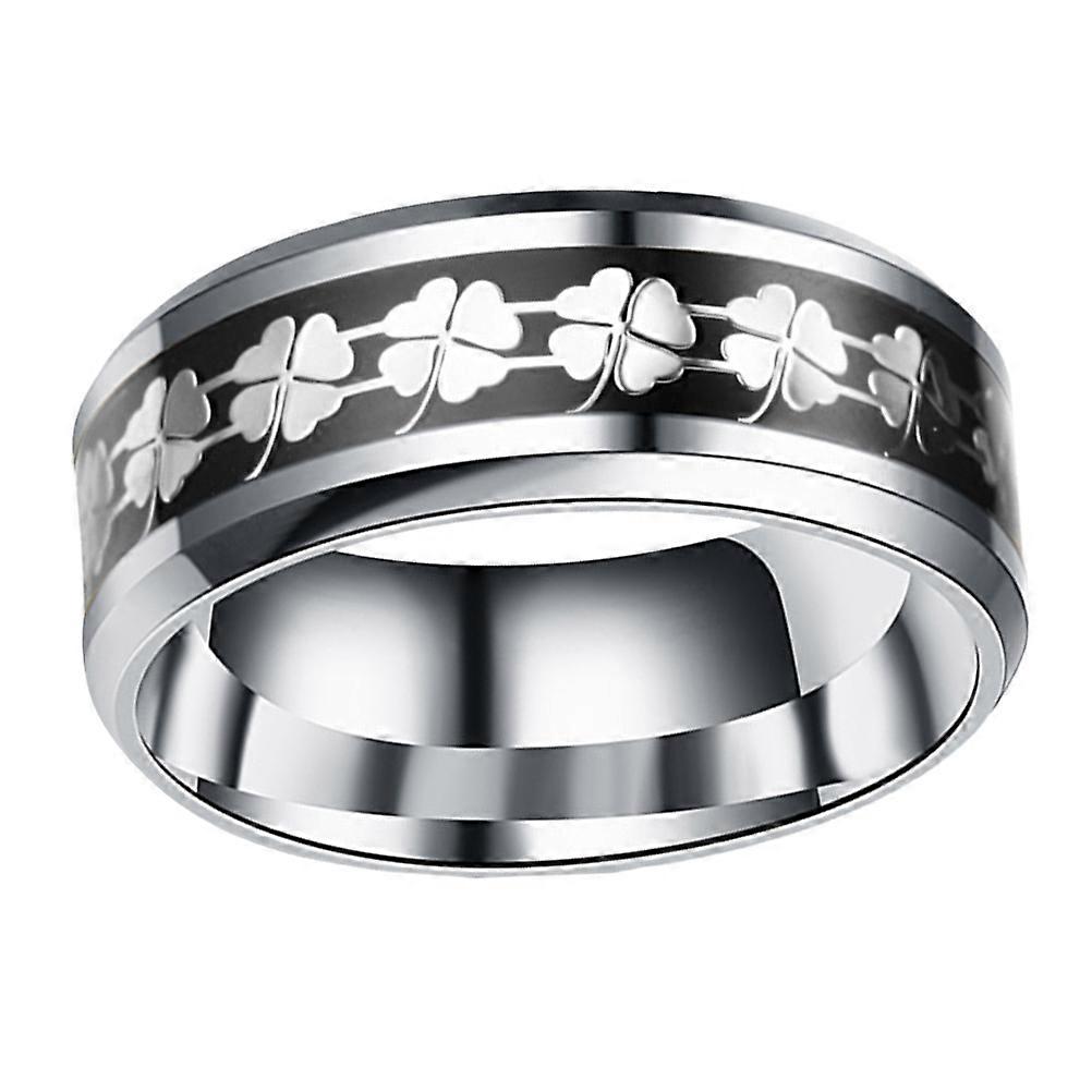 Titanium Steel Ring Ring Jewelry for Decoration 2Pcs