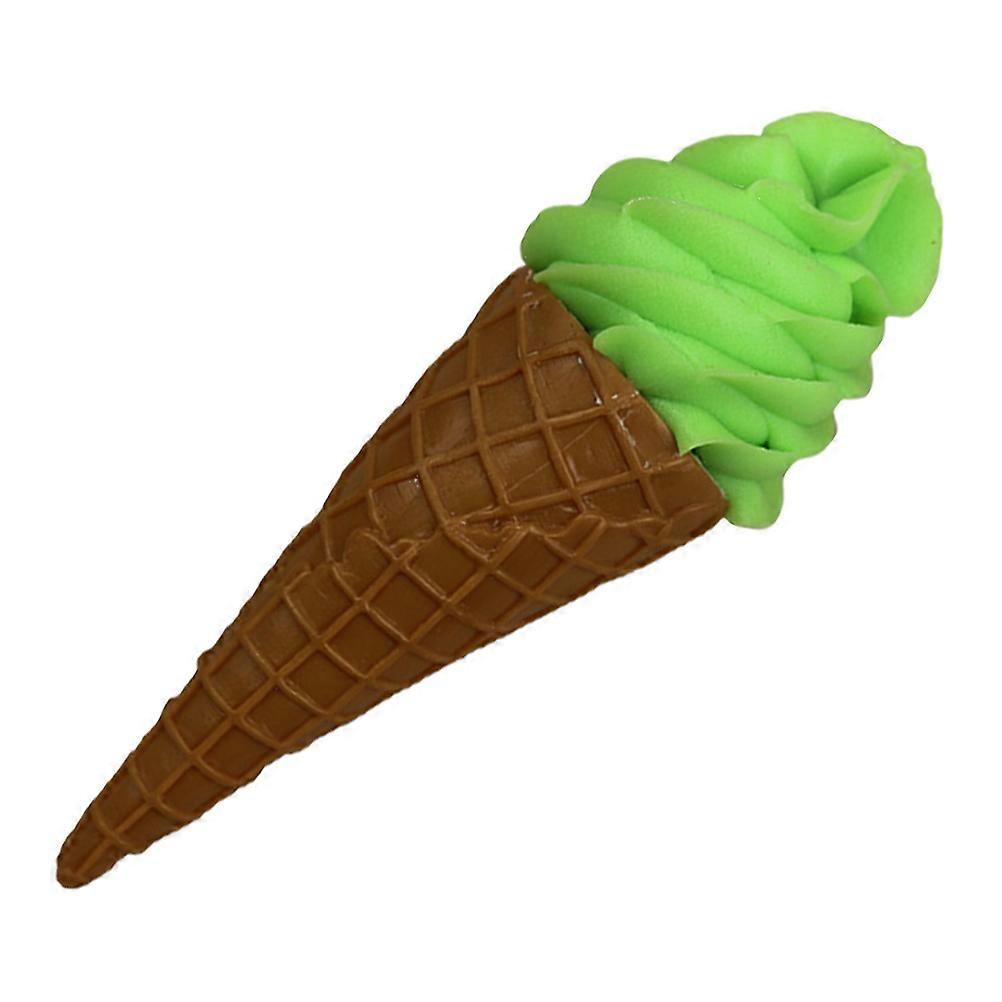 Artificial Ice Cream Toy Ice Decorations for Display Green