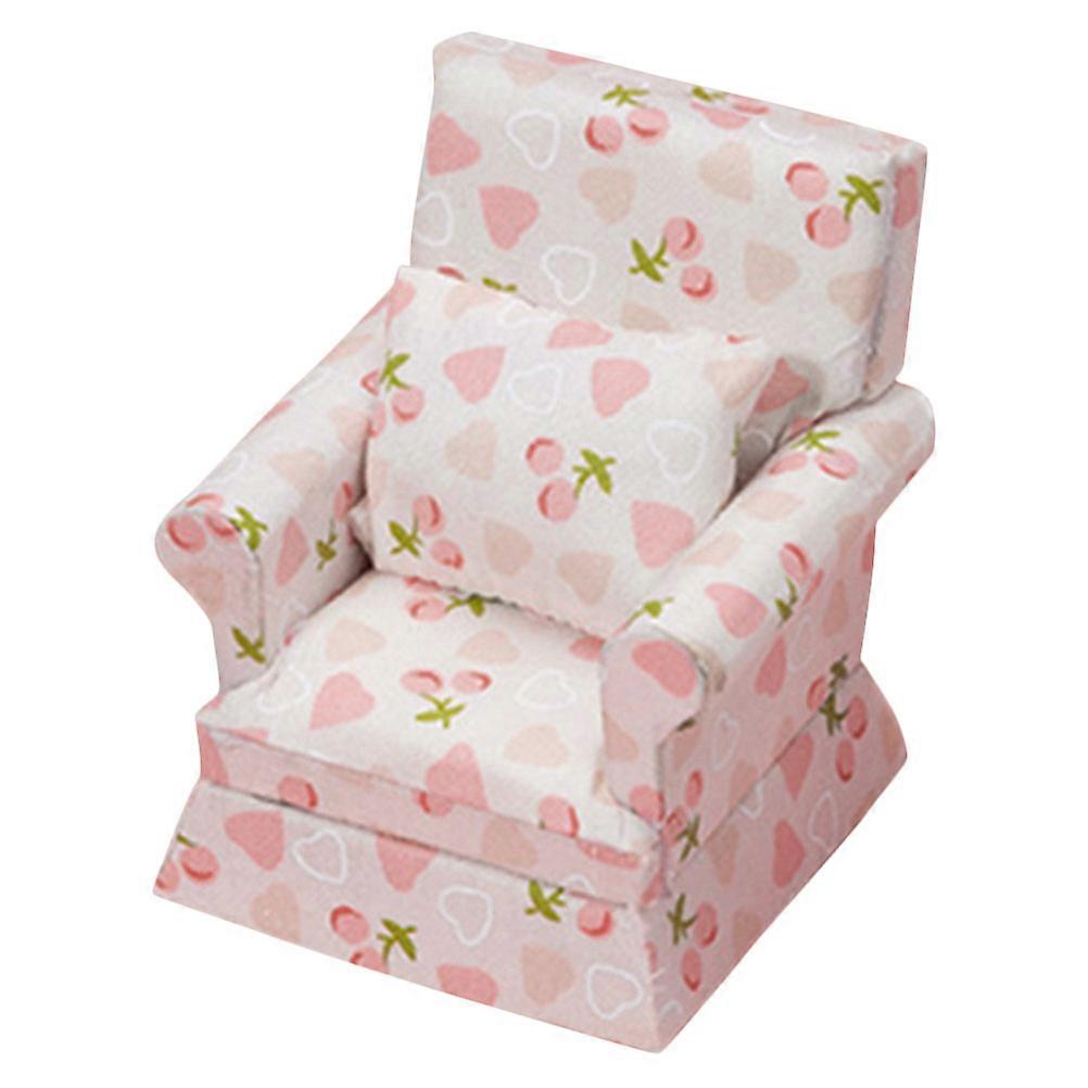 Decorative Mini Sofa Doll House Cloth Art Sofa for Decoration 5Pcs