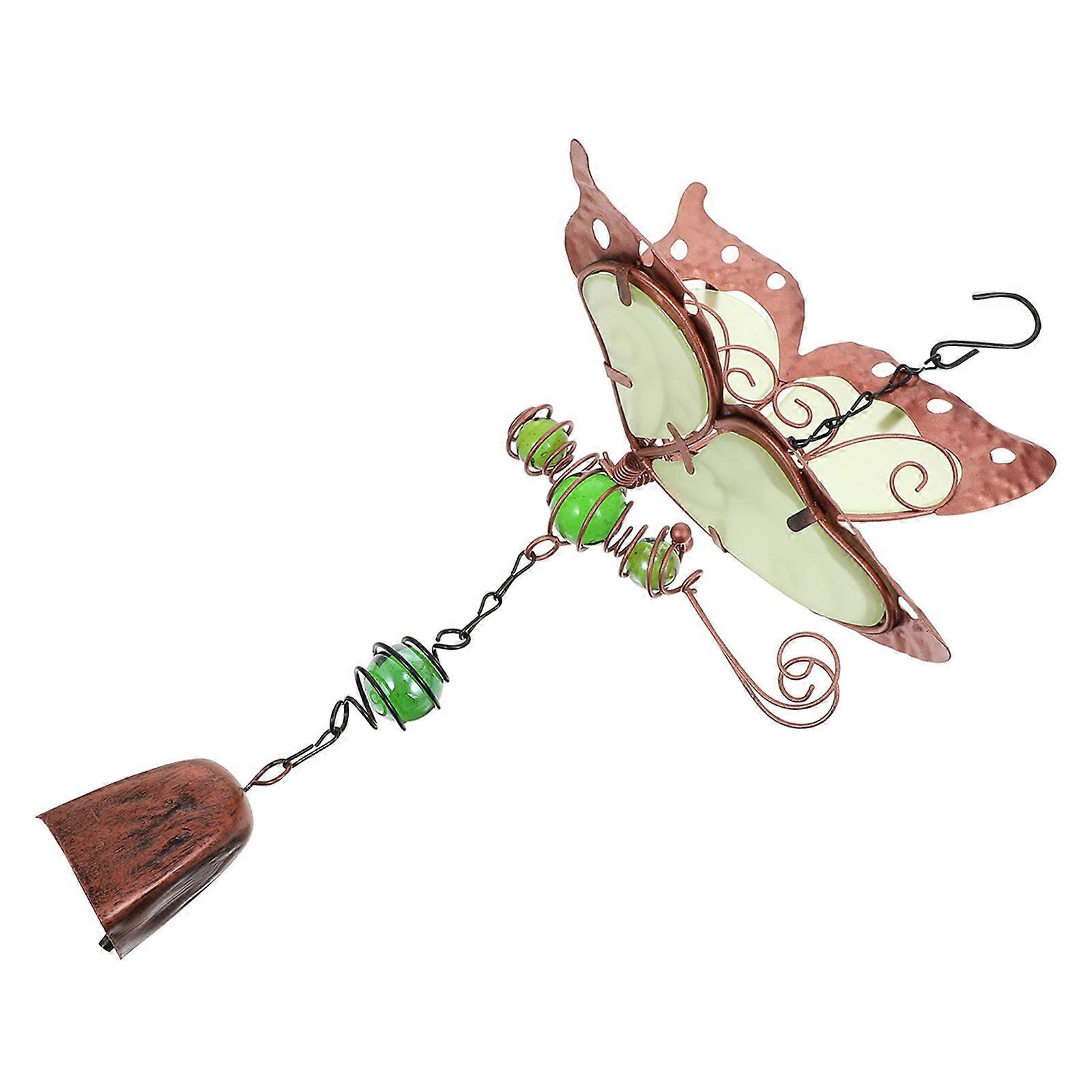 Acrylic Creative Wind Bell Luminous Wind Chime for Decoration 2Pcs