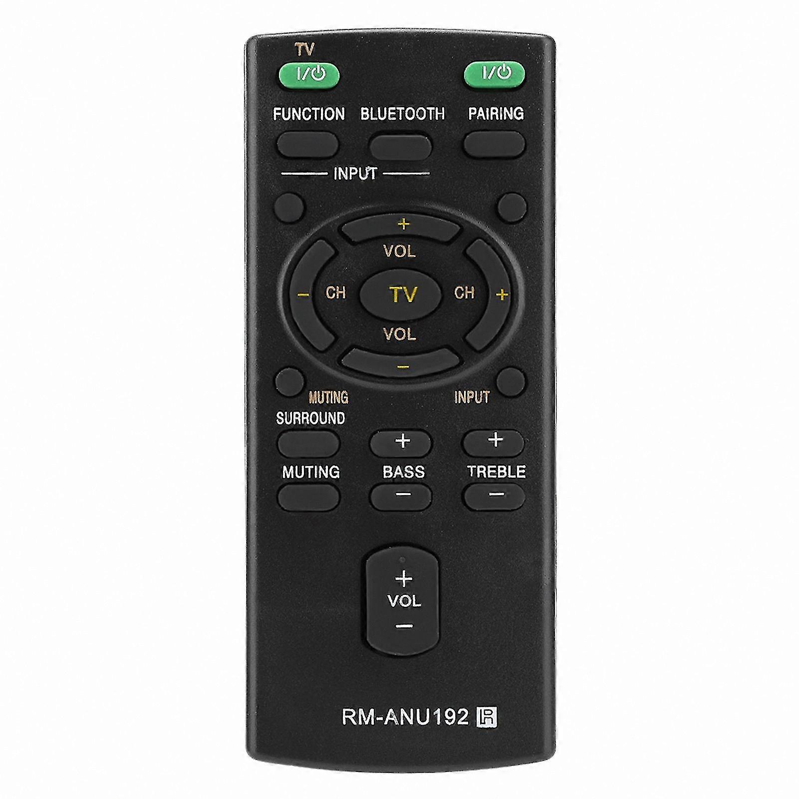 Replacement Remote Control for  Sound Bar SACT60BT HTCT60BT SSWCT60