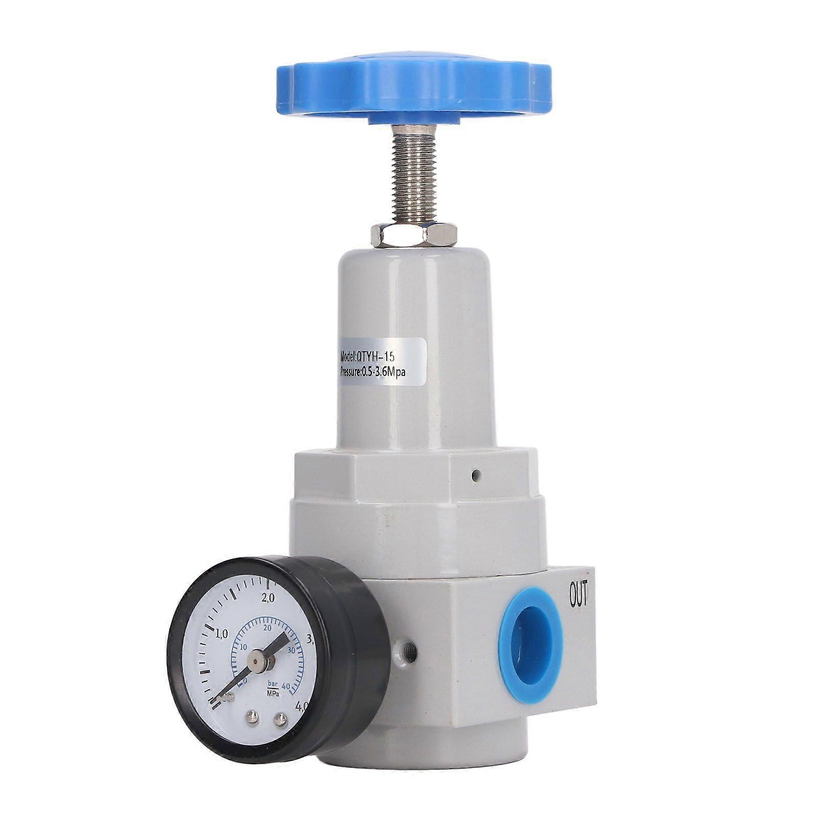 Air Compressor Pressure Regulator G1/2in 0.53.6Mpa Control Valve Controller with Gauge
